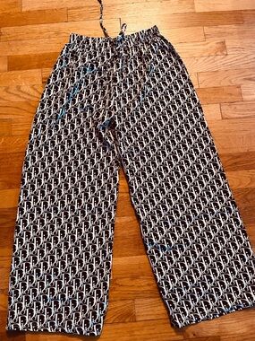 Black & White Printed Lounge Pajama Pants